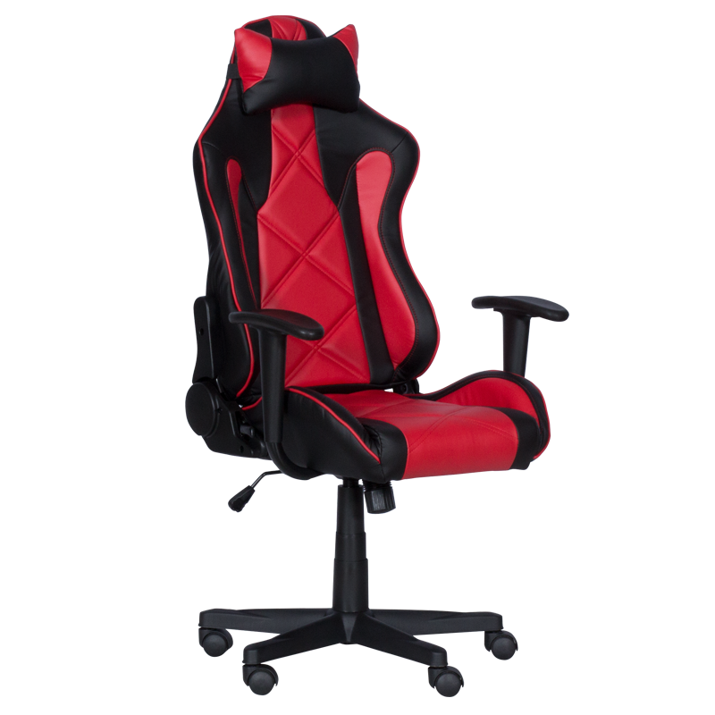 Carmen 6196 Gaming Chair, 130 kg, Rocking Adjustment, Shock Absorption, Red/Black