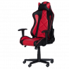 Carmen 6196 Gaming Chair, 130 kg, Rocking Adjustment, Shock Absorption, Red/Black