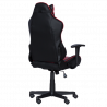 Carmen 6196 Gaming Chair, 130 kg, Rocking Adjustment, Shock Absorption, Red/Black