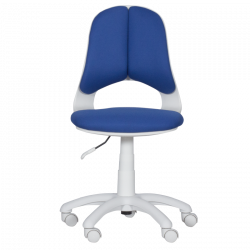 Carmen 6017-2 Children's Chair, Up to 70 kg, Gas Lift, Polypropylene Casters, Upholstered, Blue