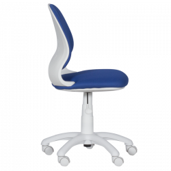 Carmen 6017-2 Children's Chair, Up to 70 kg, Gas Lift, Polypropylene Casters, Upholstered, Blue