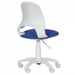 Carmen 6017-2 Children's Chair, Up to 70 kg, Gas Lift, Polypropylene Casters, Upholstered, Blue