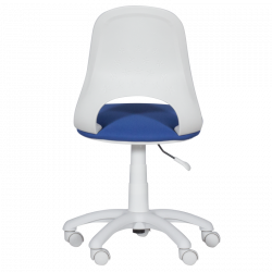 Carmen 6017-2 Children's Chair, Up to 70 kg, Gas Lift, Polypropylene Casters, Upholstered, Blue