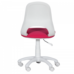 Carmen 6017-2 Children's Chair, Up to 70 kg, Gas Lift, Polypropylene Casters, Upholstered, Red