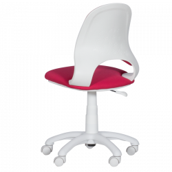 Carmen 6017-2 Children's Chair, Up to 70 kg, Gas Lift, Polypropylene Casters, Upholstered, Red