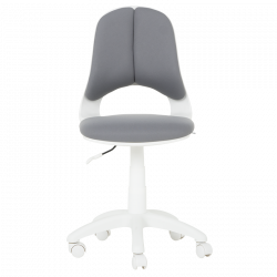 Carmen 6017-2 Children's Chair, Up to 70 kg, Gas Lift, Polypropylene Casters, Upholstered, Gray