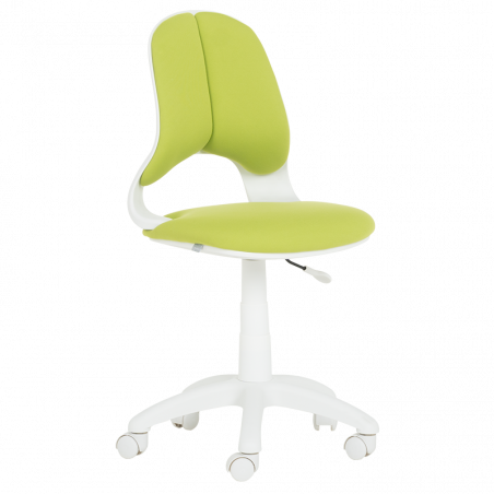 Carmen 6017-2 Children's Chair, Up to 70 kg, Gas Lift, Polypropylene Casters, Upholstery, Reseda