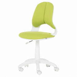 Carmen 6017-2 Children's Chair, Up to 70 kg, Gas Lift, Polypropylene Casters, Upholstery, Reseda