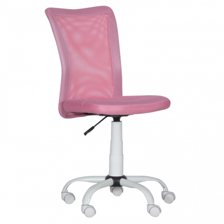 Детски стол Carmen 7121, До 70 кг, Газов амортисьор, Полипропиленови колелца, Розов