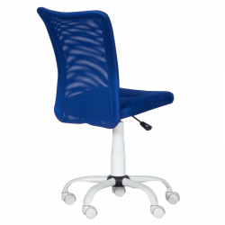 Carmen 7121 High Chair, Up to 70 kg, Gas Spring, Polypropylene Wheels, Blue