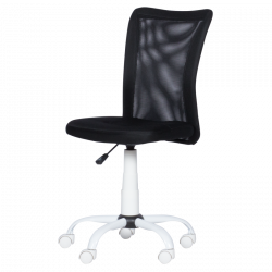 Carmen 7121 High Chair, Up to 70 kg, Gas Spring, Polypropylene Wheels, Black