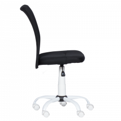 Carmen 7121 High Chair, Up to 70 kg, Gas Spring, Polypropylene Wheels, Black