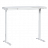Carmen CR-118 E Ergonomic Adjustable Desk, Leveling Feet, Control Panel, Display, USB, Memory, Anti-Collision Sensor, White