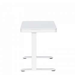 Carmen CR-118 E Ergonomic Adjustable Desk, Leveling Feet, Control Panel, Display, USB, Memory, Anti-Collision Sensor, White