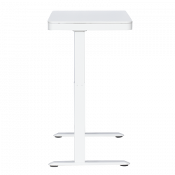 Carmen CR-118 E Ergonomic Adjustable Desk, Leveling Feet, Control Panel, Display, USB, Memory, Anti-Collision Sensor, White