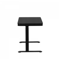 Carmen CR-118 E Ergonomic Adjustable Desk, Leveling Feet, Control Panel, Display, USB, Memory, Anti-Collision Sensor, Black