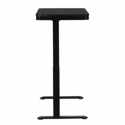 Carmen CR-118 E Ergonomic Adjustable Desk, Leveling Feet, Control Panel, Display, USB, Memory, Anti-Collision Sensor, Black