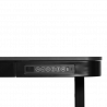 Carmen CR-118 E Ergonomic Adjustable Desk, Leveling Feet, Control Panel, Display, USB, Memory, Anti-Collision Sensor, Black