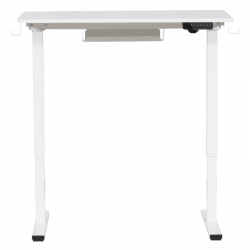 Ергономично регулируемо бюро Carmen CR- 4024, 73-121 см, Панел за управление, Памет, USB, Сензор против сблъсък, Държач за кабели, Бял