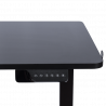 Carmen CR-4824 Ergonomic Adjustable Desk, 73–121 cm, Control Panel, Display, Position Memory, USB, Anti-Collision Sensor, Black