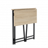 Carmen VITEZ Folding Desk, 80 x 40 x 76 cm, Sonoma/Oak