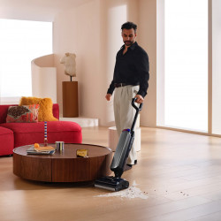 Безкабелна прахосмукачка Tineco Floor One S9 Artist Premium, 230W, 22000 Pa, Мокро/Сухо, Чиста вода 1 л, Мръсна вода 0.75 л, Автономия 50 мин, iLoop Smart Sensor, Сив