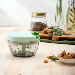 Χειροκίνητος πολυκόφτης με σχοινί Rosberg R51215A, 400 ml, 2 λεπίδες, Πράσινο/διάφανο