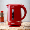 Ηλεκτρικός βραστήρας Oliver Voltz Daisy OV51230W, 2200W, 1.7 l, Αυτόματη απενεργοποίηση, Κόκκινο