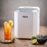 Aparat cuburi de gheata Oliver Voltz OV51447B, 120W, 12 kg/24 ore, 1.3 L, 9 cuburi/ ciclu de operare, Indicator de gheata si apa, Alb