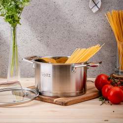 Oala Oliver Voltz OV51210P20 Berlin Premium Collection, 20 cm, 3.6 L, Otel inoxidabil 18/10, Inductie, Inox