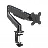 Esperanza ERW019 Monitor Stand, 17"-27", For 1 Monitor, Spring Mechanism, VESA 75/100 mm, Up to 6 kg, Black