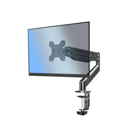 Suport monitor Esperanza ERW019, 17"-27", Pentru 1 monitor, Mecanism cu arc, VESA 75/100 mm, Pana la 6 kg, Negru
