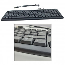 Tastatura Titanium TK101BG, USB 2.0, Alfabet latin si chirilic, Negru