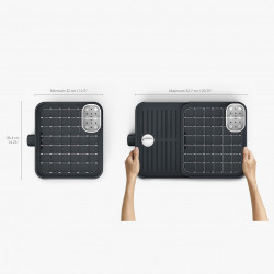 Στεγνωτήριο πιάτων Joseph Joseph Extend 85040, στόμιο αποστράγγισης, επεκτεινόμενο, υποδοχή σκευών, γκρι