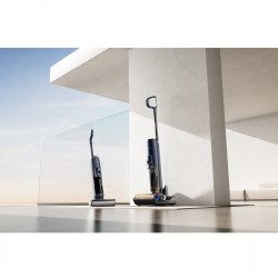 Κάθετη ηλεκτρική σκούπα Tineco Floor One S6 Flashdry Pet FW144000DE, 220W, 0,7 l βρώμικο/0,8 l καθαρό/0,8 l σκόνη, Αυτονομία 35 λεπτά, αισθητήρας iLoop, τεχνολογία MHCBS, 130 m2, Μαύρο