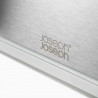 Suport pentru ustensile cu scurgere Joseph Joseph 851694, 3 compartimente, Baza antiderapanta, Detasabil, Inox/Alb