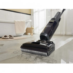 Вертикална прахосмукачка Tineco Floor One S6 Stretch Extreme, 220W, 18000 Pa, Сухо/Мокро, 0.72 л мръсна/0.8 л чиста, Автономия 40 мин, 233 м2, LED дисплей, Гласов асистент, Черен