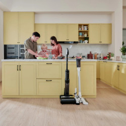 Вертикална прахосмукачка Tineco Floor One Switch S6 Pet, 230W, Сухо/Мокро, 0.45 л мръсна/0.5 л чиста, Flashdry самопочистване, Автономия 65 мин, Филтър за домашни любимци, Черен