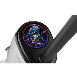 Вертикална прахосмукачка Tineco Floor One S7 Steam Plus 4В1, 240W, Сухо/Мокро, 0.7 л мръсна/0.8 л чиста, LED екран и осветление, Пара + сушене, Бял/черен