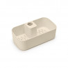 Organizator pentru dus Brabantia ReNew 1006272, 7.5x13.3x24.4 cm, Orificii scurgere apa, Rezistent la coroziune, Bej