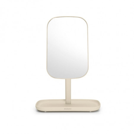 Огледало с поставка за принадлежности Brabantia ReNew Soft Beige