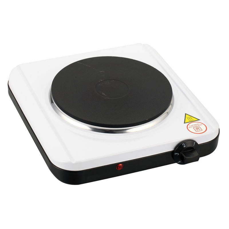 Elite EHP-1185 Electric Hot Plate, 1500W, 4 Settings, 185 mm, Indicator Light, White