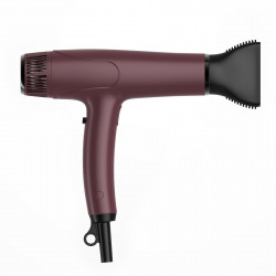 Tesla DRH500BBD Hair Dryer, 2200W, 68,000 rpm, 4 speed settings, 4 heat settings, up to 120°C, ionization, cool shot, LED display, burgundy