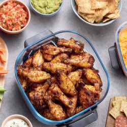 Ninja CRISPi FN101EUGY 4-in-1 Portable Hot Air Fryer, 1700W, 3.8L, 6 servings, 2 glass containers, 4 programs, PFAS- and BPA-free, Dark Blue