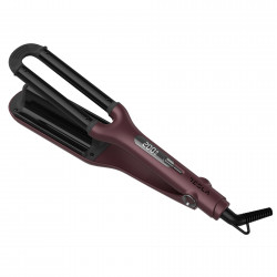 Tesla WVH500BB Hair Straightener, 100W, Ceramic Coating, Digital Display, Timer, Up to 200°C, Burgundy