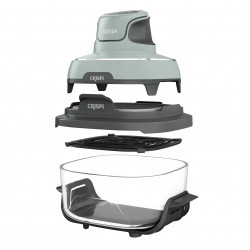Forró légfritőz hordozható 4in1 Ninja CRISPi FN101EUSG, 1700W, 3.8l, 6 adag, 2 üvegedény, 4 program, PFAS és BPA mentes, zöld színű