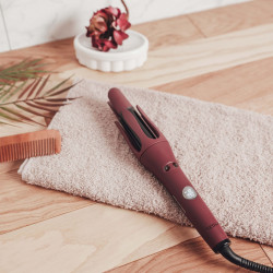 Tesla ACH500BBD Hair Straightener, 45W, 3 heat settings, Timer, Ceramic coating, Digital display, Up to 210°C, Burgundy