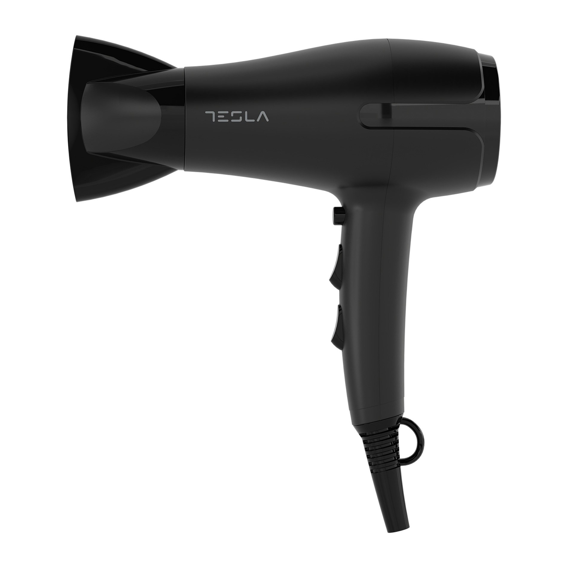 Сешоар Tesla DRH220B, 2000W, 17800 об/мин, 2 скорости, 3 температурни настройки, Йонизация, Студена струя, Черен