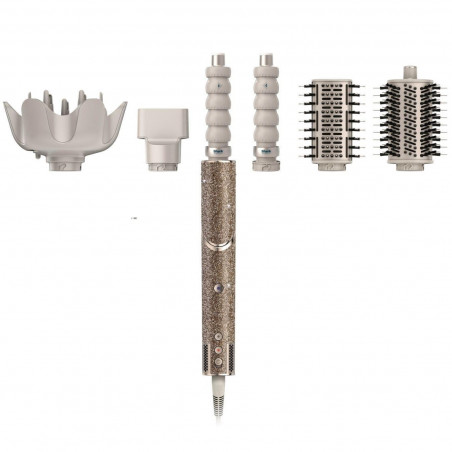 Ondulator multifuncțional 5in1 Shark HD446JSEU FlexStyle, 1650W, 3 viteze, 3 setari de temperatura, Coanda Curl Wrap & Fix automat, Uscare, Indreptare, Auriu