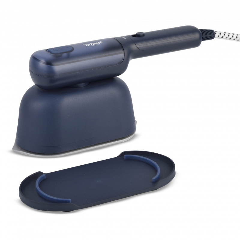 Techwood TDV-1204F Steam Iron, 1200W, 110 ml, 17 g/min, Vertical and horizontal ironing, Dark blue